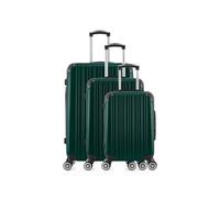 - set de 3 abs/pc denali-b 4 roues 75 cm - vert fonce
