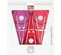 Set de 3 aiguilles à tricoter circulaires fixes Prym Ergonomics 80 cm N° 3 à 4 - Prym(...) - Multicolore Multicolore G