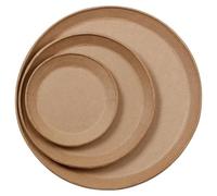 Set de 3 assiettes à suspendre - Kraft