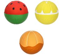 Set de 3 Balles sensorielles, de dentition et jouet de bain Fruit Salad