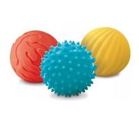 3 balles sensorielles LUDI multicolore TU