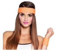 set de 3 bandeaux éponge orange fluo Orange G