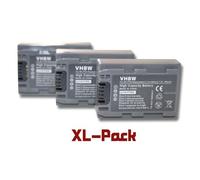 Set de 3 batteries 600mAh pour caméscope Sony DCR-DVD905, DVD905E DCR-SR1, DCR-SR1E, DCR-SR30, SR30E, DCR-SR40, SR40E, DCR-SR50, SR50E