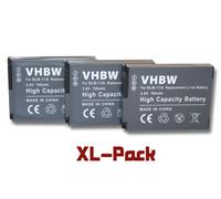 Set de 3 batteries vhbw700mAh pour appareil photo Samsung Digimax ST1000, ST5000, ST5500, Samsung EX1, Samsung TL320, TL500 remplace Samsung SLB-11a