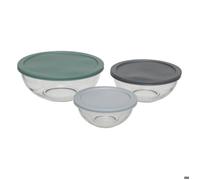 Set de 3 boîtes de conservation en verre