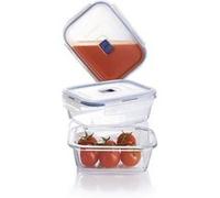 Luminarc Boîtes de conservation PURE BOX ACTIVE – hermétiques en verre – Set de 3