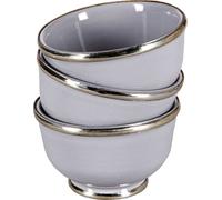 set de 3 bols à trempette orientaux Cariba Gris