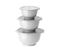 Set de 3 bols blanc 0,25/0,5/0,75 L plastique 17x15 cm