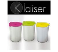Set de 3 Bols - KLAISER - W40 - Compatible Hkoenig HF250 - Couleur Gris - Petit Électroménager