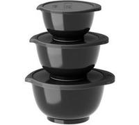Set de 3 bols noir 0,25/0,5/0,75 L - Rosti - Noir - Plastique Noir G