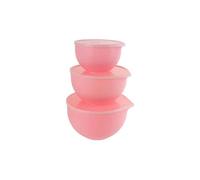 Lily Cook - Set de 3 bols patissier avec couvecle rose Rose G