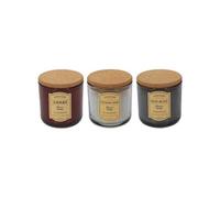 - Set de 3 bougies avec bouchons en liège Apothicaires 10 cm