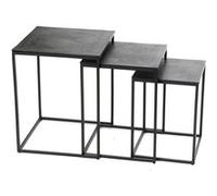 Set De 3 Bouts De Canapé Noir Noir