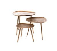 Set de 3 bouts de canapé Talia or - Amadeus - Or - Métal Or G