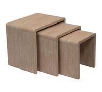 Amadeus - Set de 3 Bouts de canapé Travertin