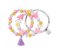 Set de 3 bracelet teddy papillon