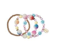 Set de 3 bracelets iris smiley