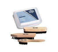 Set de 3 brosses pour chaussures - Haix
