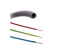 Zenitech - Set de 3 câbles H07V-U 2.5mm² 25m + gaine ICTA préfilée Ø20mm 25m