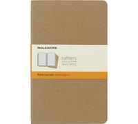 Set de 3 cahiers grand format Lignés Marron Kraft