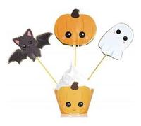 Set de 3 Cake Toppers SWEETY HALLOWEEN Jaune G