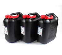 Set De 3 Canisters De Carburant 20L Homologué UN Diesel Essence E85