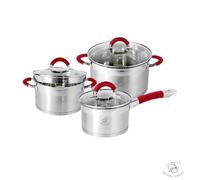 Set De 3 Casseroles Avec Passoire Intégrée - Sauce Pan Induction