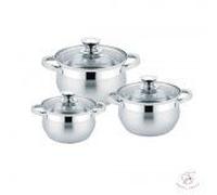Bouilloires - Royal Swiss - Set de 3 - Inox - 3L, 4L et 6L - Compatibles tous feux