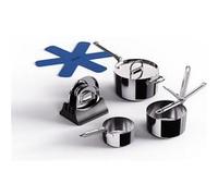 Joseph Joseph Set de casseroles Space Steel inox 3 pièces empilable