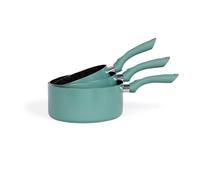 Set De 3 Casseroles - Livoo - Men125vs - Aluminium Revetement Antiadhésif - ø 16 - 18 - 20 Cm - Epaisseur 2,5 Mm - Manche De 1 Livoo