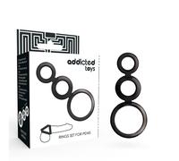 Set de 3 Cockrings Addicted Toys pour revigoriser les ébats