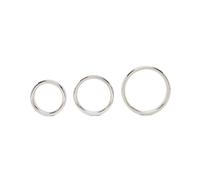 Set de 3 cockrings en acier