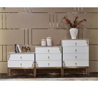 Set de 3 commodes Armoire Haute Commodes Design Armoires Table Nouveau Set de 3 pièces