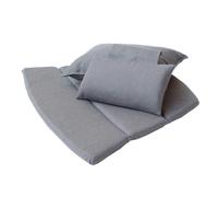 Cane-Line Set de 3 coussins Breeze gris LxlxH 75x55x2cm