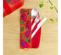 Set de 3 couverts rouge
