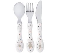 Lassig - Lot de 3 couverts inox - Tiny Farmer Mouton & Oie