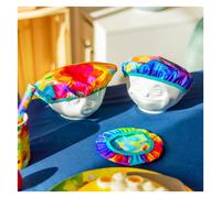 Set de 3 couvre bols multicolore