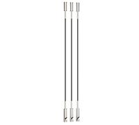 Set de 3 crochet de plafond Carry H 9.7-400cm x Ø 1.6cm