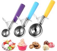 Set de 3 cuillères à biscuits et glace en acier inoxydable Vendos85