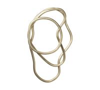 ferm LIVING Set de 3 dessous de plat Pond laiton lxHxP 14x25x0,6cm