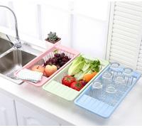 set de 3 égouttoirs sur l'évier de cuisine | Passoire pour fruits et légumes | Egouttoir | Passoire de cuisine | Egouttoir | Égouttoir d'évier | Passe-partout | KitchenAid