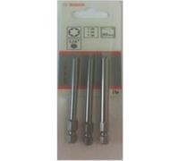 Bosch Embout 2607001760 – 6 pans (E 6.3) extra-dur – 3 pièces