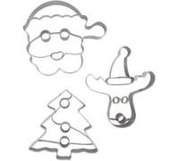 Set de 3 emporte-pièces de Noël Zenker Emporte-pièces Inox G