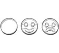 sET de 3 emporte-pièces visage emporte-pièce biscuit