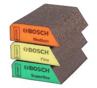 Set de 3 éponges abrasives BOSCH 2608901174 69 x 97 x 26 mm, M, F, SF