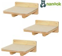 set de 3 escaliers pour chats pour montage mural