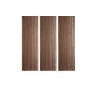 String Furniture Étagères - Lot de 3 - noyer - 58 x 20 cm