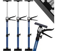 Set de 3 étai de porte/étai de soutien acier 50-115cm max. 30kg tendeur bricolage atelier maison garage