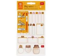Set de 3 étiquettes adhésives avec fil protecteur Legami Teddy Multicolore