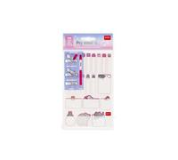 Set de 3 étiquettes adhésives avec film protecteur Chat